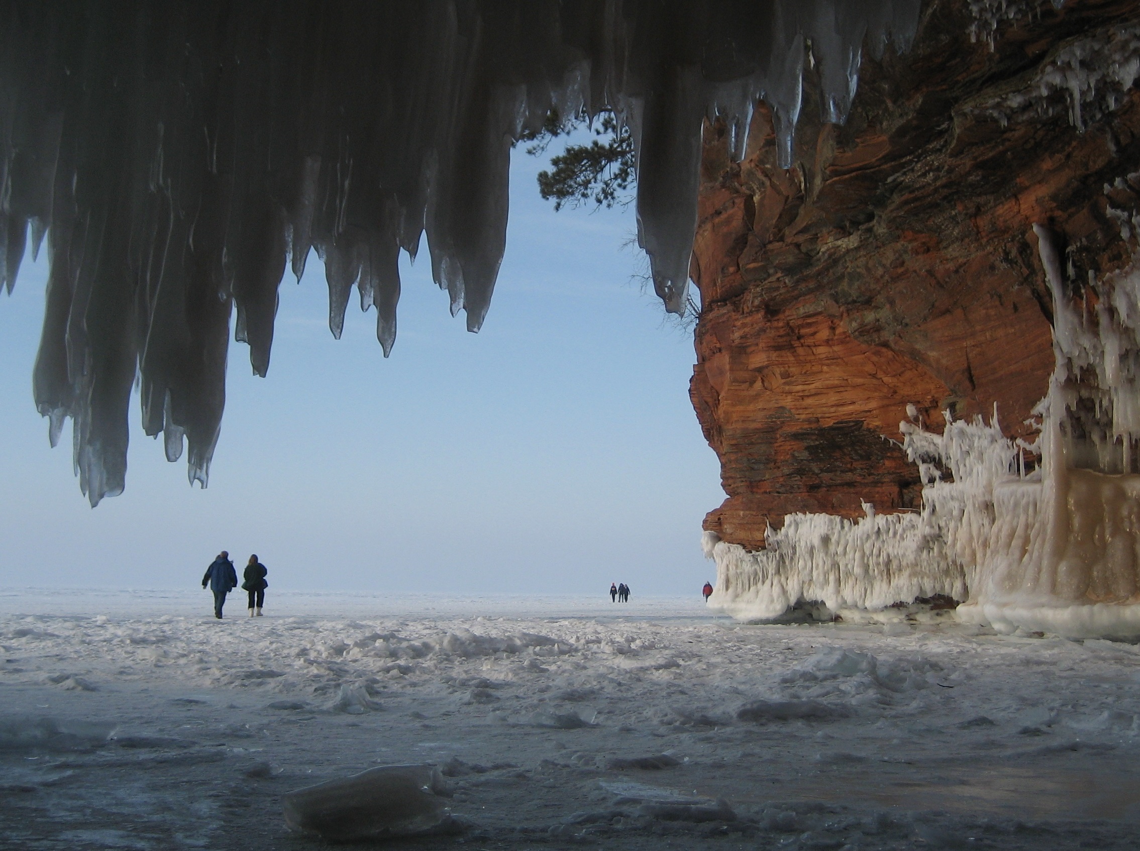 Ice Caves at Meyer's Beach, Lake Superior, 2008